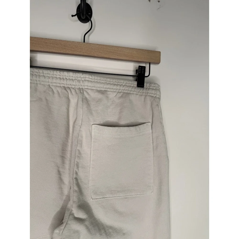 SANA Detroit Skeleton Logo Sweatpants Oatmeal Cream Joggers Size XS Streetwear